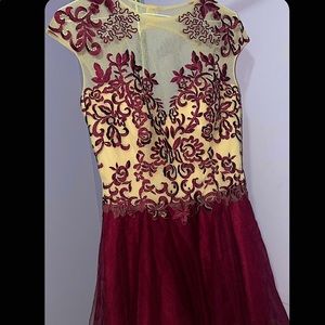 CLARISSE DRESS DIPPED IN SWAROVSKI CRYSTALS.